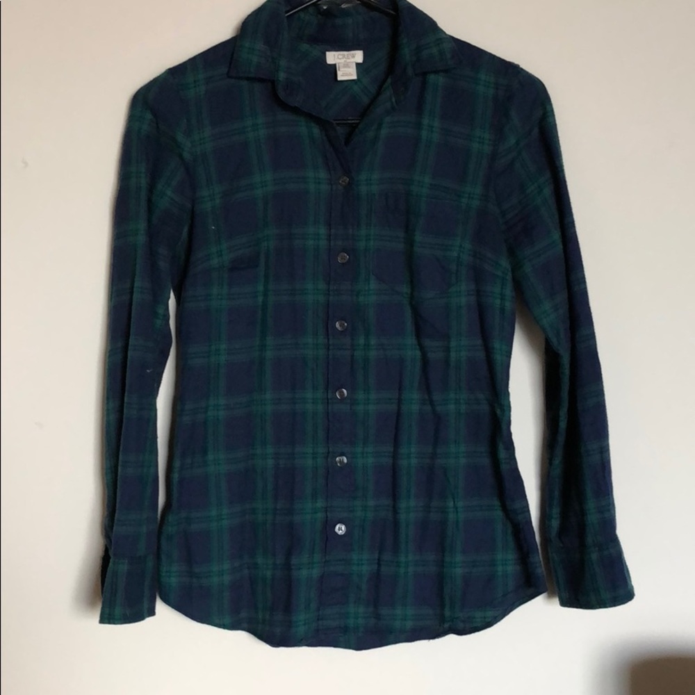 JCrew Plaid Button Up